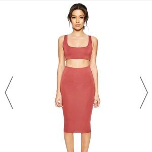 You’ll tank of me skirt set